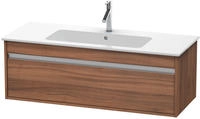 Duravit Waschtischunterschrank Ketho 120x47,5cm, Nussb Nat, 1 Ausz., wandh&auml;ngend
