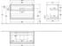 Villeroy & Boch Finion Waschtischunterschrank F10100PC 100x60,3x50,1cm, Abdeckplatte white matt, Oak Veneer