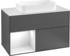 Villeroy & Boch Finion Waschtischunterschrank G651HBGK 100x60,3x50,1cm, Regal links Peony, Anthracite matt