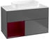 Villeroy & Boch Finion Waschtischunterschrank G651HBGK 100x60,3x50,1cm, Regal links Peony, Anthracite matt