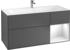 Villeroy & Boch Finion Waschtischunterschrank F070MTMT 119,6x59,1cm, Regal rechts White matt lacquer, White matt lacquer
