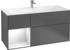 Villeroy & Boch Finion Waschtischunterschrank G060GMGM 119,6x59,1cm, Emotion, Regal links Olive Matt Lacquer, Olive Matt Lacquer