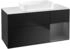 Villeroy & Boch Finion Waschtischunterschrank G711GKPD 120x60,3x50,1cm, Regal rechts Anthracite matt, Black matt lacquer
