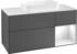 Villeroy & Boch Finion Waschtischunterschrank G712HBGK 120x60,3x50,1cm, Regal rechts Peony, Anthracite matt