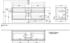 Villeroy & Boch Finion Waschtischunterschrank G73100GF 160x60,3x50,1cm, Glass White Matt, Glossy white lacquer