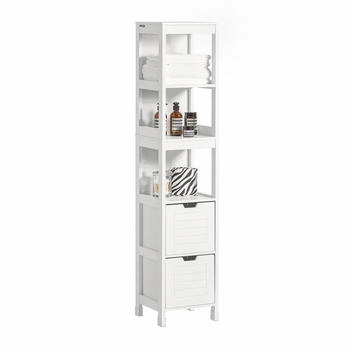 SoBuy Hochschrank, Weiß, 30x145x30 cm (800000495495)
