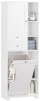 SoBuy Hochschrank, Weiß, 60x171x37 cm (800000495494)