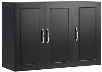 SoBuy H&auml;ngeschrank, Schwarz, 90x60x30 cm (800000821396)