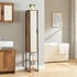 en.casa Hochschrank, Walnuss, Metall, 24x160x30 cm (800000717562)