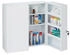 Relaxdays Medizinschrank, Weiß, Metall, 52.5x53x19.5 cm (800000533604)
