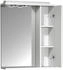 Mid.you Spiegelschrank, Weiß, Metall, 2 Fächer, 60x71x14 cm (657041711)