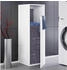 Mid.you Midischrank, Weiß, Kunststoff, 40x110x39 cm, stehend, (657021002)