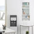 Relaxdays Medizinschrank, Mehrfarbig, Metall, Glas, 27x65x12 cm (800000533599)