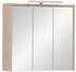 Mid.you Spiegelschrank Juba SPS 650, Glas, 6 Fächer, D, 65x64x16 cm (865016905)