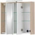 Mid.you Spiegelschrank Juba SPS 650, Glas, 6 Fächer, D, 65x64x16 cm (865016905)