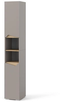 VICCO Badschrank, Greige, Grau, 6 F&auml;cher, Rechteckig, 30x180x35 cm (800000832237)