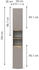 VICCO Badschrank, Greige, Grau, 6 Fächer, Rechteckig, 30x180x35 cm (800000832237)