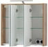 Mid.you Spiegelschrank DEX SPS 650 Eiche, 6 Fächer, D, 65.0x64.0x16.0 cm (865016807)