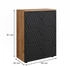 VICCO Midischrank, Anthrazit, Eiche Wotan, 3 Fächer, Rechteckig, 30x81x60 cm, (800000718893)