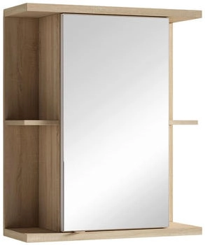 Mid.you Spiegelschrank Nebraska, Metall, 2 F&auml;cher, 60x70x25 cm, FSC Mix, , individuell planbar (2047005104)