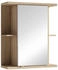 Mid.you Spiegelschrank Nebraska, Metall, 2 Fächer, 60x70x25 cm, FSC Mix, , individuell planbar (2047005104)