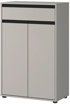 Germania Unterschrank, Grau, Metall, 2 F&auml;cher, 1 Schubladen, einzeln stellbar, 63x98x34 cm, stehend (1258002307)