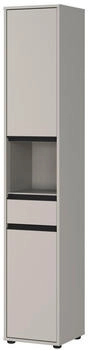 Germania Hochschrank, Grau, Metall, 2 F&auml;cher, 1 Schubladen, einzeln stellbar, 33x181x34 cm, stehend (1258002308)