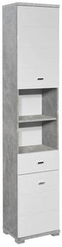 Livetastic Hochschrank, Wei&szlig;, Kunststoff, 5 F&auml;cher, 1 Schubladen, links montierbar, rechts montierbar, 38x190x30 cm, stehend (1279005802)