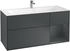 Villeroy & Boch Finion Waschtischunterschrank F070HGHG 119,6x59,1cm, Regal rechts Midnight Blue Matt Lacquer, Midnight Blue Matt Lacquer