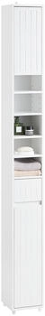 SoBuy Hochschrank, Wei&szlig;, 20x180x20 cm (800000824958)