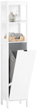 SoBuy Hochschrank, Weiß, 30x145x30 cm (800000495482)