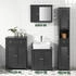 SoBuy Hochschrank, Grau, 32x170x30 cm (800000495497)