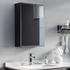 kleankin Spiegelschrank, Schwarz, Glas, 15x60x40 cm (800000767795)