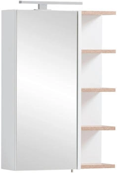 Mid.you Spiegelschrank Balto, Wei&szlig;, 2 F&auml;cher, F, 50x74.4x16 cm (865017708)