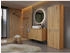 CdF Badezimmerschrank, Eiche Artisan, Glas, 60x174x30 cm (800000878184)
