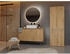 CdF Badezimmerschrank, Eiche Artisan, Glas, 60x174x30 cm (800000878204)