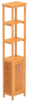 CarryHome Hochschrank, Holz, Bambus, 1 F&auml;cher, 40.0x190.0x30.0 cm (1118010503)