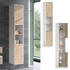 VICCO Badschrank, Weiß, 6 Fächer, Quadratisch, 30x165x30 cm (800000712138)