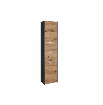 CdF Badezimmerschrank, Eiche Artisan, Anthrazit, 40x170x30 cm (800000878197)