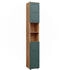 VICCO Badschrank, Grün, Grün, 6 Fächer, Quadratisch, 30x192x30 cm (800000712112)