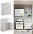VICCO Midischrank, Weiß, Weiß, 4 Fächer, Rechteckig, 60x80x30 cm, (800000718908)