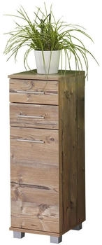 Stylife Unterschrank, Fichte, Metall, 1 F&auml;cher, 2 Schubladen, 30.5x89x33 cm (865005103)