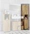 Mid.you Hochschrank VCM Flandu, Honigeiche, 2 Fächer, 31x152x30 cm, stehend (657014216)