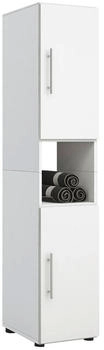 Mid.you Hochschrank VCM Flandu, Wei&szlig;, Kunststoff, 2 F&auml;cher, 31x160x30 cm, stehend (657014205)