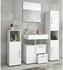 Mid.you Hochschrank VCM Flandu, Weiß, Kunststoff, 2 Fächer, 31x160x30 cm, stehend (657014205)