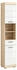 Mid.you Hochschrank, Eiche, Weiß Hochglanz, Kunststoff, 3 Fächer, 1 Schubladen, 37x191x31 cm, FSC Mix, stehend (1849010603)