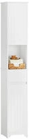 Sobuy - Bzr109-w Hochschrank Badezimmer Schrank Badschrank Schmal Badregal