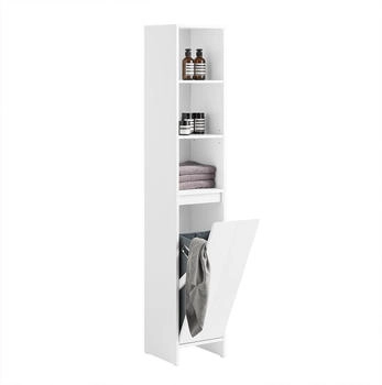 SoBuy Hochschrank, Wei&szlig;, 30x170x30 cm (800000824949)