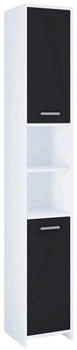 Mid.you Hochschrank, Kunststoff, 30x180x30.4 cm, stehend (657021212)