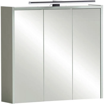 Stylife Spiegelschrank Palermo, Hellgrün, 6 Fächer, 65x62.7x16 cm (865015302)